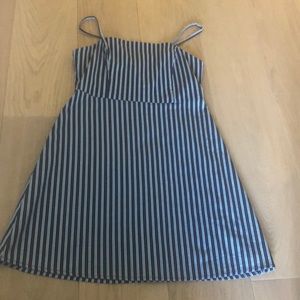 blue striped dress from urban outfitters